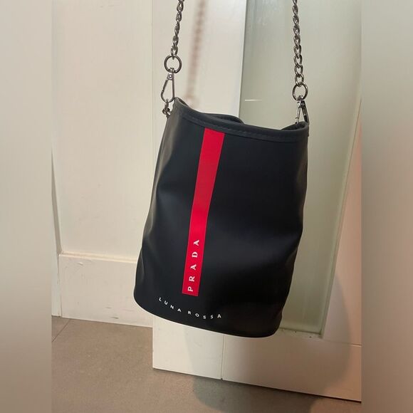 2 Item Bundle - Prada Luna - Workout Crossbody Bag - Adidas Samba Rose - Size 10 - Picture 8 of 15